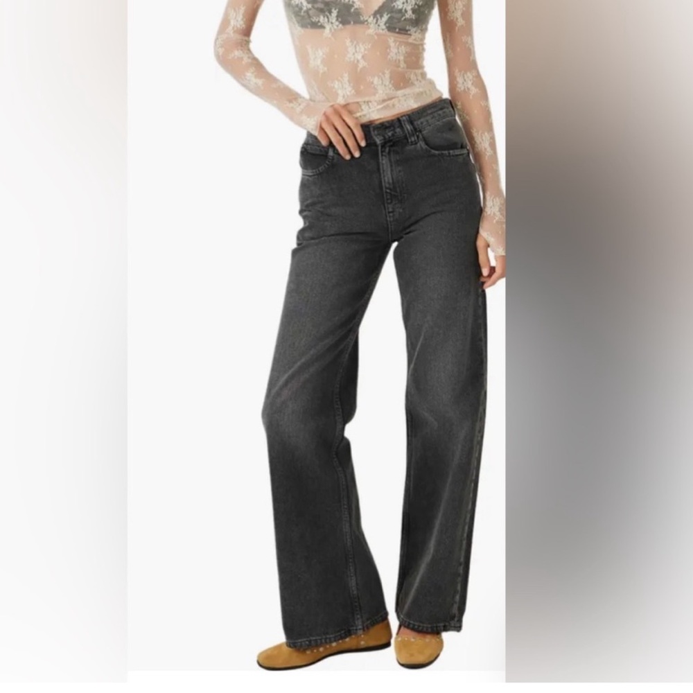We The Free Tinsley Baggy Mid -Rise Straight Leg Size 27 - Picture 2 of 16